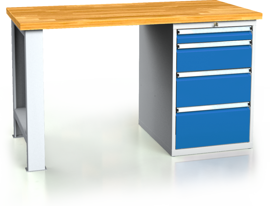 Standardausführung alcera PROFI - Platten - Fuß - Container 880 x 1500 x 700